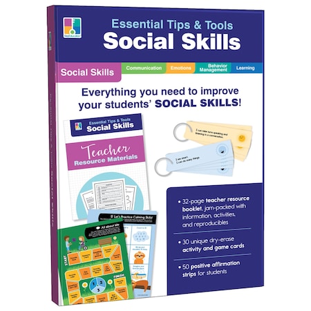 Key Education Publishing Essential Tips + Tools - Social Skills Classroom Kit, Grade PK-8 849001